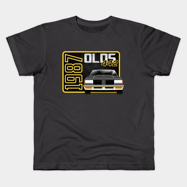 1987 Oldsmobile 442 Kids T-Shirt by Collector Express